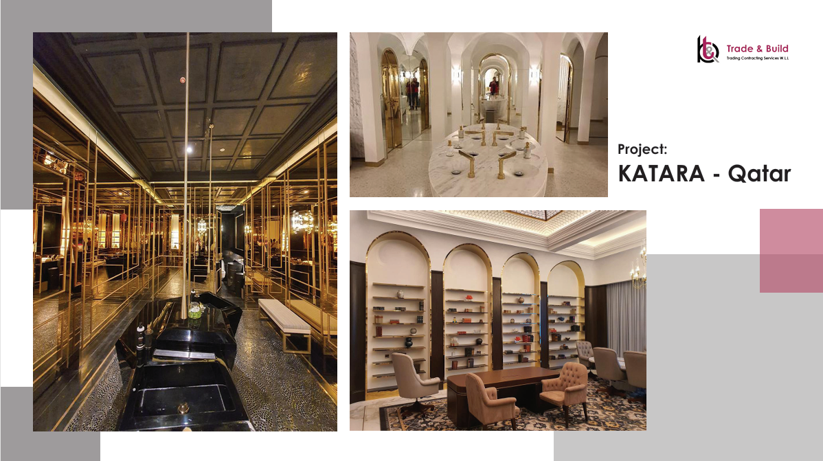 Katara Qatar dining lounge project collage